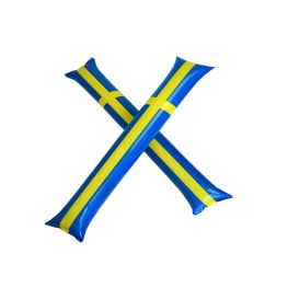 Applådstavar 2-pack - Svenska flaggan