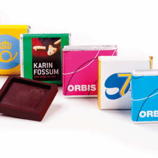 Fairtrade/Ekologisk 5 g choklad. 70