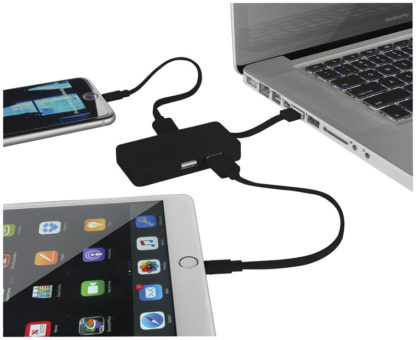 Grid USB portar med dubbla kablar