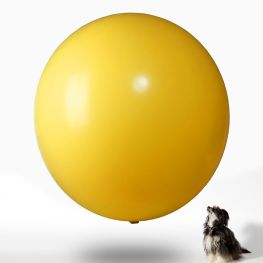 Jätteballong - Metallic 225 cm i omkrets