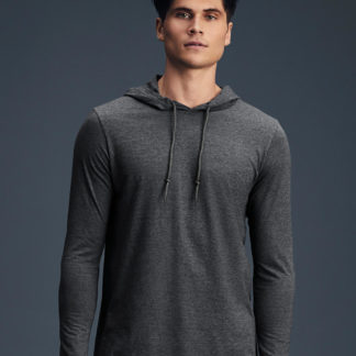 A_Tröjor med tryck ADULT FASHION BASIC LS HOODED TEE