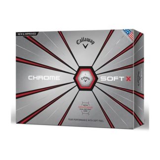 Golfboll - Callaway Chrome Soft X: 2018 års modell.