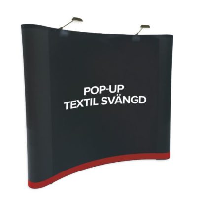 Pop-up textil svängd