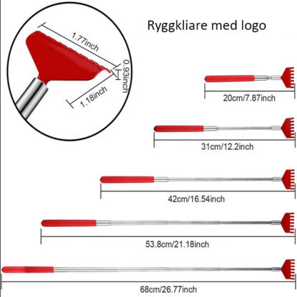 Ryggkliare med logotryck - Bild 3