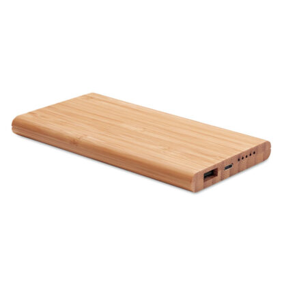 power bank in bamboo