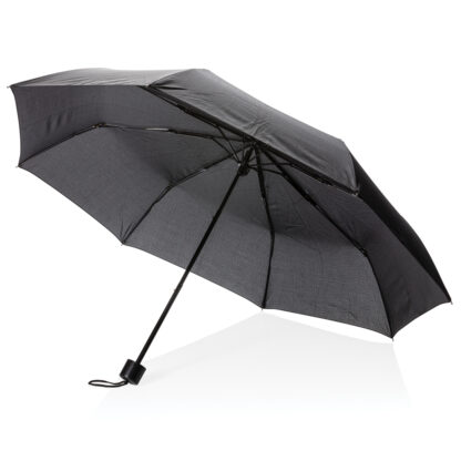 21" paraply med manuell öppning och hopvikbar shoppingkasse