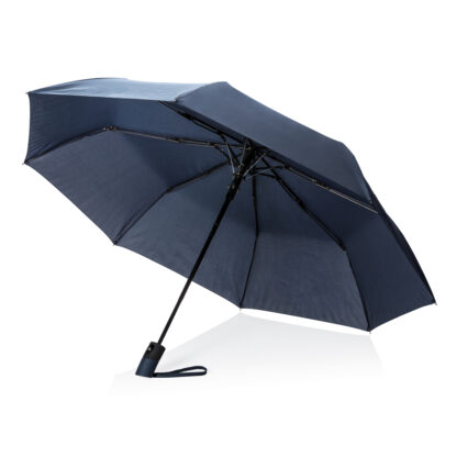 Deluxe 21" hopvikbart paraply med automatisk öppning
