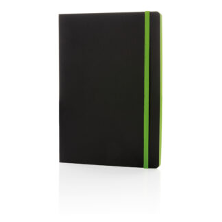 Deluxe A5 flexibel anteckningsbok med färgad kant