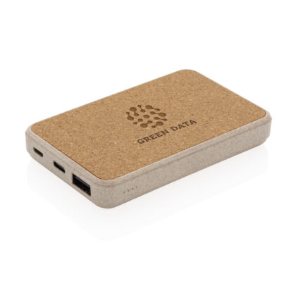 Kork och vete 5.000 mAh fickpowerbank - Bild 6