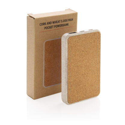 Kork och vete 5.000 mAh fickpowerbank - Bild 9
