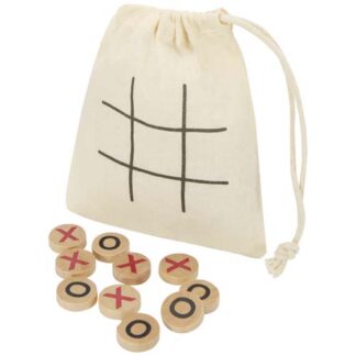 Whorl tic-tac-toe-spel av trä